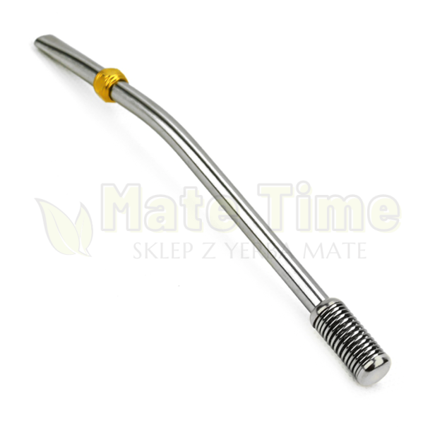 bombilla Sierra Silver inox, 16,5 cm - potrójny filtr