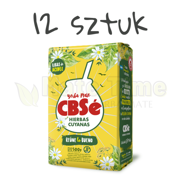 yerba mate CBSe Hierbas Serranas 12x500g -  ziołowa