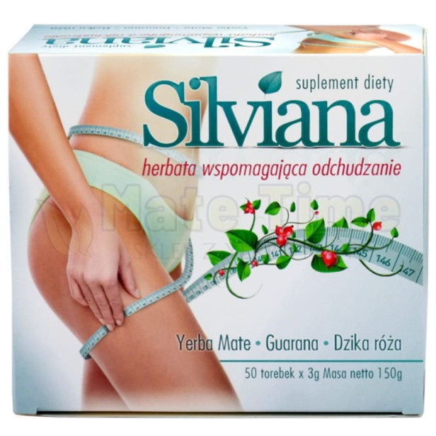suplement diety yerba mate Silviana ekspresowa w saszetkach, wspomagająca odchudzanie