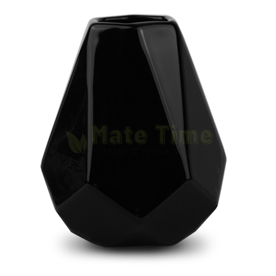 matero ceramiczne Diament Czarny do yerba mate