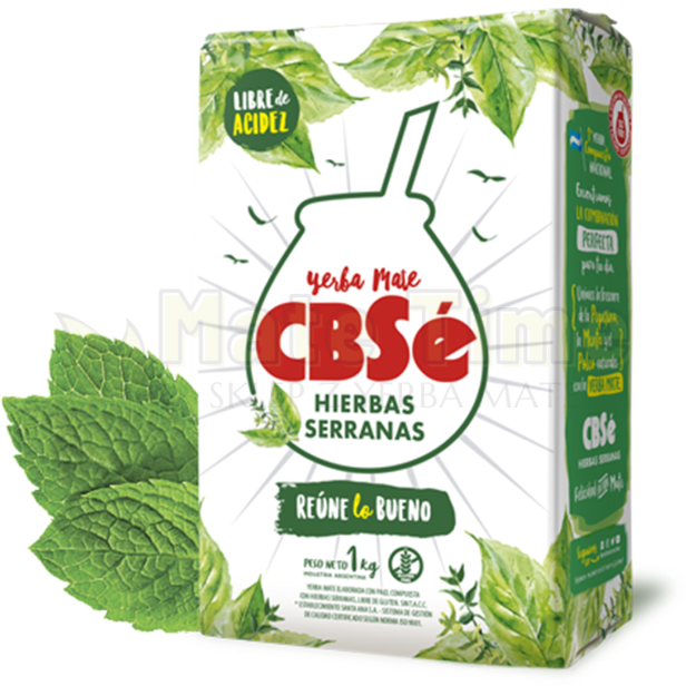 yerba mate CBSe Hierbas Serranas 500g -  ziołowa