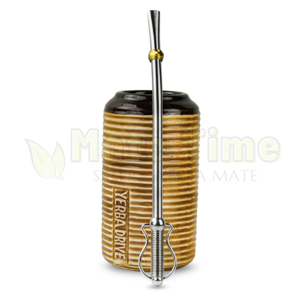 Matero Drive + Bombilla Patagonia Larga 19 cm