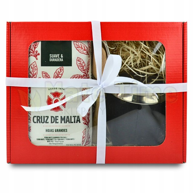 zestaw prezentowy yerba mate z cruz de malta 500g i akcesoriami