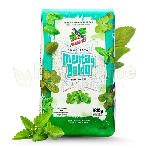 yerba mate Pajarito Mięta i Boldo 500g - ziołowa